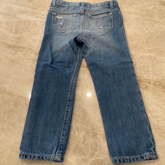 Baby Gap Distressed and Printed Girlfriend Jeans, Size 4 years - Picture 6 of 6